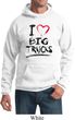 Mens Funny Hoodie I Love Big Trucks Hoody