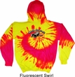 Mens Funny Hoodie More Cowbell Tie Dye Hoody