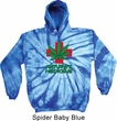 Mens Funny Hoodie Natures Medicine Tie Dye Hoody