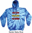 Mens Funny Hoodie Not a Bald Spot Tie Dye Hoody