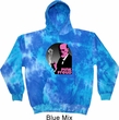 Mens Funny Hoodie Pink Freud Tie Dye Hoody
