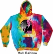 Mens Funny Hoodie Pink Freud Tie Dye Hoody