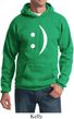 Mens Funny Hoodie Smiley Chat Face Hoody