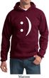Mens Funny Hoodie Smiley Chat Face Hoody