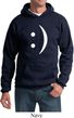 Mens Funny Hoodie Smiley Chat Face Hoody