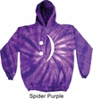 Mens Funny Hoodie Smiley Chat Face Tie Dye Hoody
