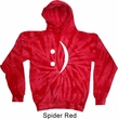 Mens Funny Hoodie Smiley Chat Face Tie Dye Hoody