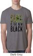 Mens Funny Shirt Camo is the New Black Burnout Tee T-Shirt