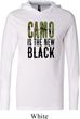 Mens Funny Shirt Camo is the New Black Lightweight Hoodie Tee T-Shirt