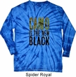 Mens Funny Shirt Camo is the New Black Long Sleeve Tie Dye Tee T-shirt