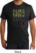 Mens Funny Shirt Camo is the New Black Organic Tee T-Shirt