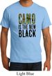 Mens Funny Shirt Camo is the New Black Organic Tee T-Shirt