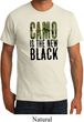 Mens Funny Shirt Camo is the New Black Organic Tee T-Shirt