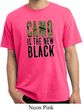 Mens Funny Shirt Camo is the New Black Pigment Dyed Tee T-Shirt