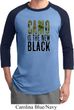 Mens Funny Shirt Camo is the New Black Raglan Tee T-Shirt