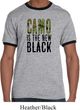 Mens Funny Shirt Camo is the New Black Ringer Tee T-Shirt