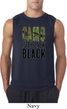 Mens Funny Shirt Camo is the New Black Sleeveless Tee T-Shirt