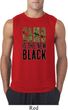 Mens Funny Shirt Camo is the New Black Sleeveless Tee T-Shirt