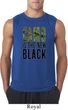 Mens Funny Shirt Camo is the New Black Sleeveless Tee T-Shirt