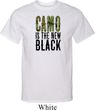 Mens Funny Shirt Camo is the New Black Tall Tee T-Shirt