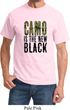 Mens Funny Shirt Camo is the New Black Tee T-Shirt
