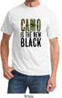 Mens Funny Shirt Camo is the New Black Tee T-Shirt