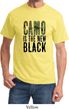 Mens Funny Shirt Camo is the New Black Tee T-Shirt
