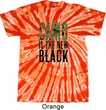 Mens Funny Shirt Camo is the New Black Twist Tie Dye Tee T-shirt