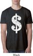 Mens Funny Shirt Distressed Dollar Sign Burnout Tee T-Shirt