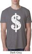 Mens Funny Shirt Distressed Dollar Sign Burnout Tee T-Shirt