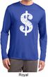 Mens Funny Shirt Distressed Dollar Sign Dry Wicking Long Sleeve TShirt
