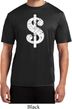 Mens Funny Shirt Distressed Dollar Sign Moisture Wicking Tee T-Shirt