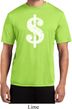 Mens Funny Shirt Distressed Dollar Sign Moisture Wicking Tee T-Shirt