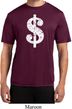 Mens Funny Shirt Distressed Dollar Sign Moisture Wicking Tee T-Shirt