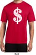 Mens Funny Shirt Distressed Dollar Sign Moisture Wicking Tee T-Shirt