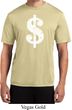 Mens Funny Shirt Distressed Dollar Sign Moisture Wicking Tee T-Shirt
