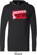 Mens Funny Shirt Dropped On My Head Lightweight Hoodie Tee