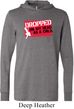 Mens Funny Shirt Dropped On My Head Lightweight Hoodie Tee