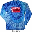 Mens Funny Shirt Dropped On My Head Long Sleeve Tie Dye Tee T-shirt