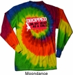 Mens Funny Shirt Dropped On My Head Long Sleeve Tie Dye Tee T-shirt