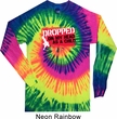 Mens Funny Shirt Dropped On My Head Long Sleeve Tie Dye Tee T-shirt