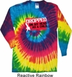 Mens Funny Shirt Dropped On My Head Long Sleeve Tie Dye Tee T-shirt