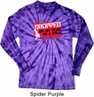 Mens Funny Shirt Dropped On My Head Long Sleeve Tie Dye Tee T-shirt