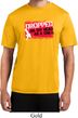 Mens Funny Shirt Dropped On My Head Moisture Wicking Tee T-Shirt