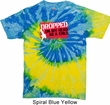 Mens Funny Shirt Dropped On My Head Tie Dye Tee T-shirt
