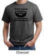 Mens Funny Shirt Great Beard Great Responsibility Organic Tee T-Shirt