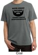 Mens Funny Shirt Great Beard Great Responsibility Pigment Dyed Tee