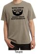 Mens Funny Shirt Great Beard Great Responsibility Pigment Dyed Tee