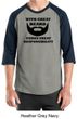 Mens Funny Shirt Great Beard Great Responsibility Raglan Tee T-Shirt
