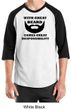Mens Funny Shirt Great Beard Great Responsibility Raglan Tee T-Shirt